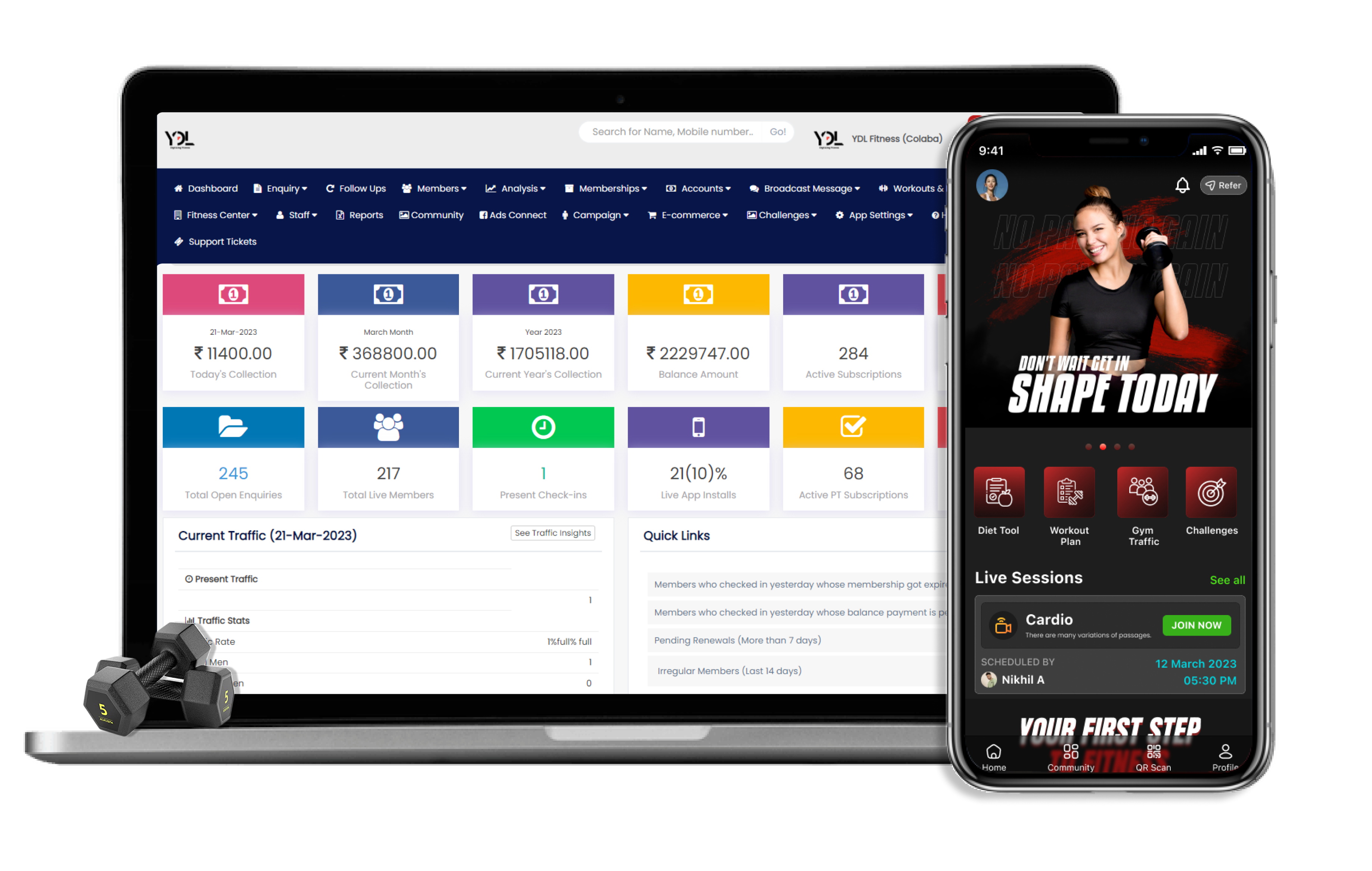 Best Gym Management Software - YDL